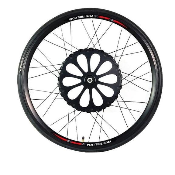 Turn Any Bike Into an E-Bike – Verttire Electric Bike Conversion Kit Front Wheel, App Controlled Pedal Assist, Removable Battery, Fits 26” 27.5” 29” Bicycles