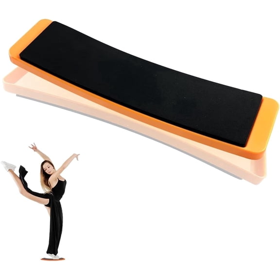 MXOYOXM Orange Rectangular Turn Board, Spin Board for Ballet, Ice Skating and Gymnastics Balance Training