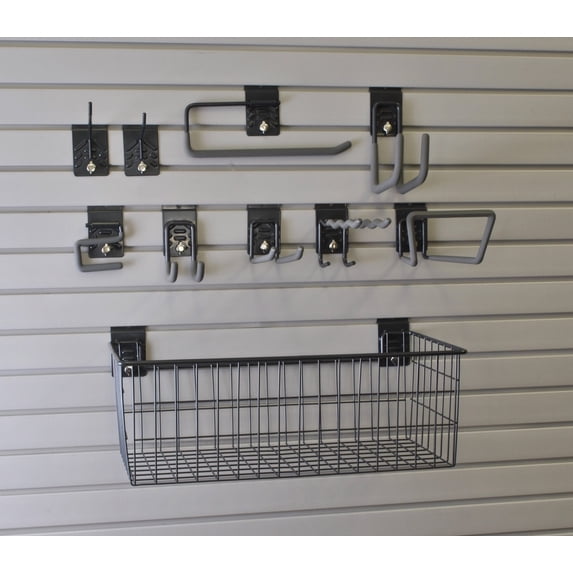 Turn-Lock 10 Piece Slatwall Accessory Kit