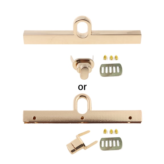 Turn Lock Clasp Hardware Purse Closure Latches Handbag Twist Lock Fasteners for DIY Bag Handbag Craft Bag Accessories