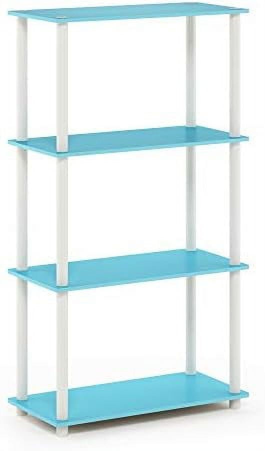 TurnNTube 4Tier Multipurpose Shelf Display Rack, Round Tubes, Light