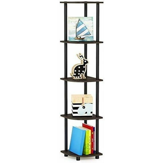 Turn-N-Tube 5 Tier Corner Display Rack Multipurpose Shelving Unit, 1 ...