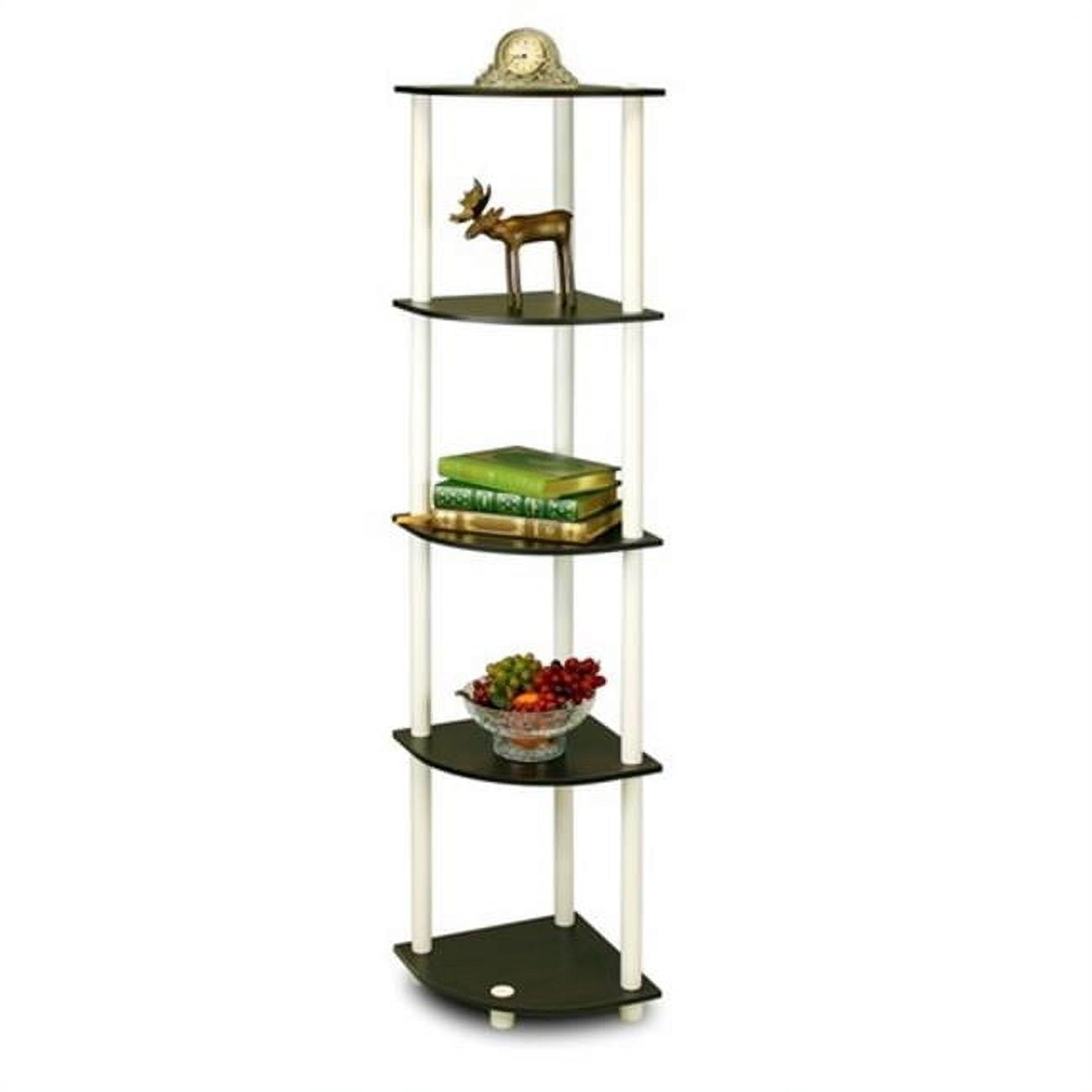 Turn-N-Tube 5 Tier Corner Display Rack Multipurpose Shelving Unit ...