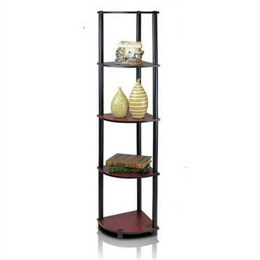 Convenience Concepts Small Office 3-Tier Corner Folding Metal Storage ...