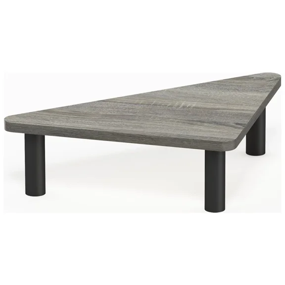 Turn-N-Tube Corner Monitor Riser Stand, French Oak