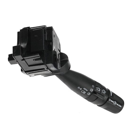 Turn Signal Hazard Headlight Dimmer Wiper Switch For Chrysler Town 2008-2016, For Dodge Grand Caravan 2008-2019, Multifunction Wiper Lever Windshield Switch Control OEM 56046118AD-black