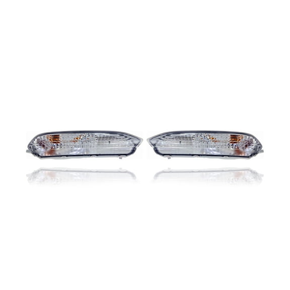 Turn Signal Light Assembly - Compatible/Replacement for '16-18 Honda Pilot (Exclude LX-Trim) - With Sensing, Without Park-Lamps - Pair, Left Driver + Right Passenger Set - 33300TG7A11, 33350TG7A11