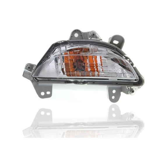 Turn Signal Light Assembly - Compatible/Replacement for '14-16 Mazda Mazda3 - On Bumper - Right Hand - Passenger - B45A51350A