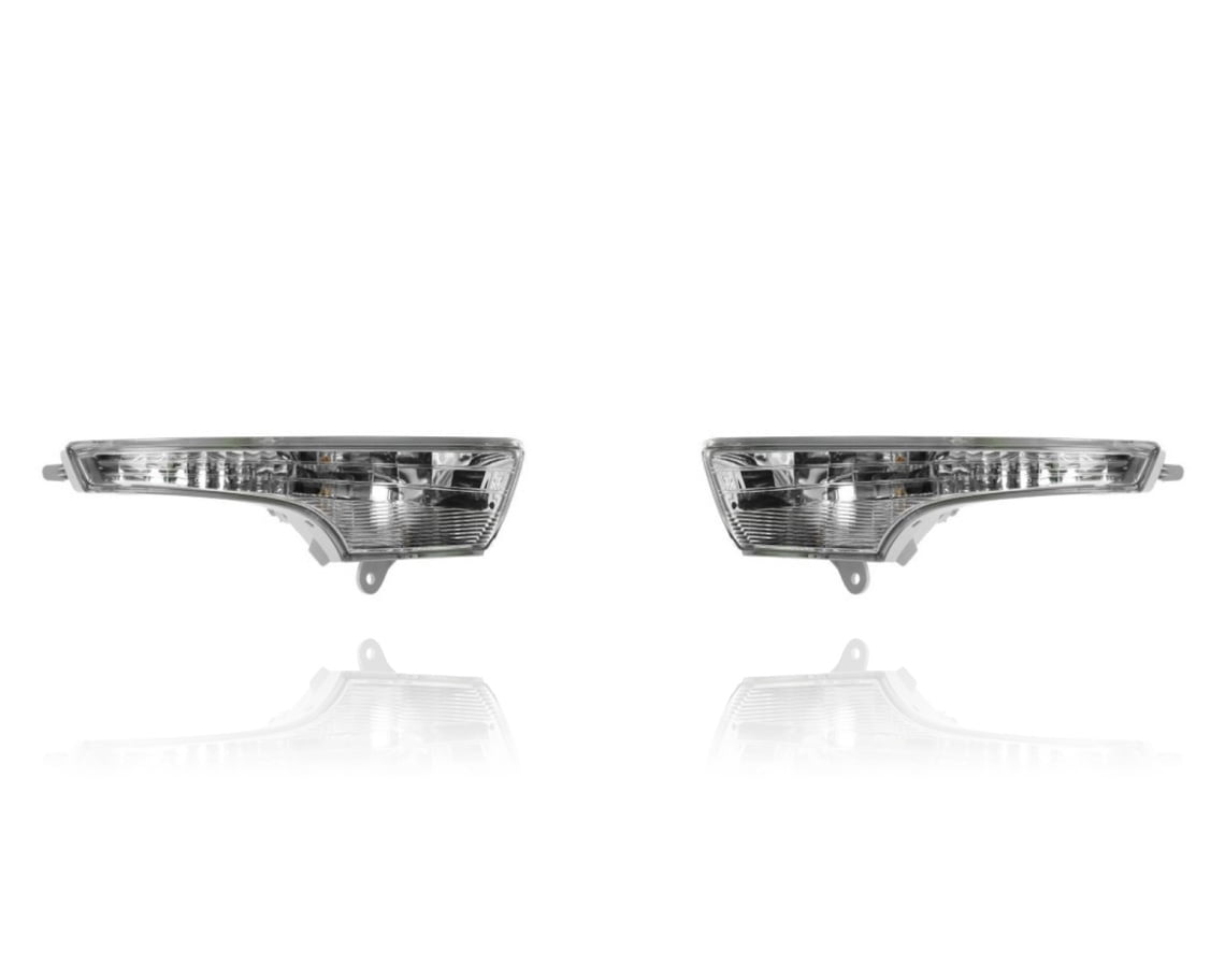 Pair Of Front Turn Signal Lights – Compatible With 2019-2022 Nissan Altima (Driver & Passenger Side) – Direct Replacement, Clear Lens, Part # 26130-6CA0A