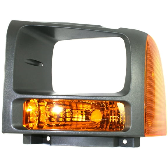 Turn Signal Light Compatible with FORD F-SERIES SUPER DUTY 2005-2007 LH Lens and Housing