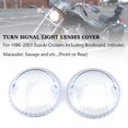 thumbnail image 1 of Turn Signal Light Lens Cover For Suzuki Cruisers Intruder 1400 VX800 Clear, 1 of 8