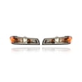 thumbnail image 1 of Turn Signal - Parking Light Assembly - Compatible/Replacement for '05-08 Chevrolet Colorado/Canyon-Xtreme Edition - Chrome Bezel - Pair, Left Driver + Right Passenger Set - 20936080, 20936079, 1 of 4