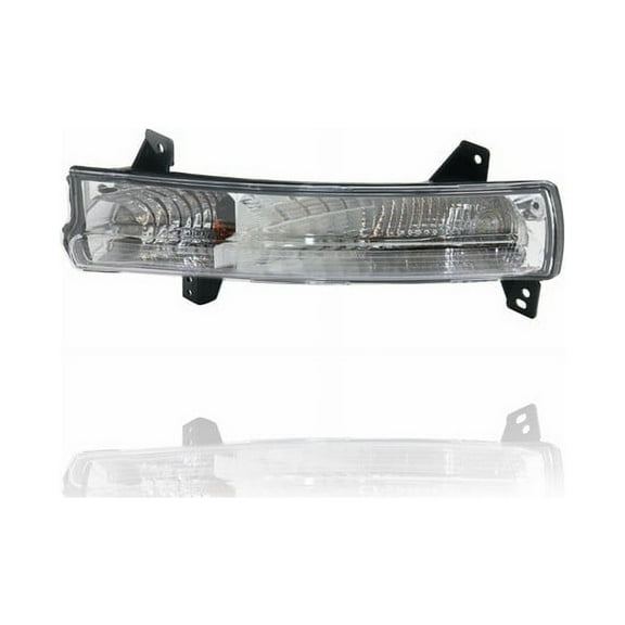 Turn Signal - Parking Light Assembly - Compatible/Replacement for '17-21 Jeep Compass - Left Hand - Driver - 55112721AB - CAPA