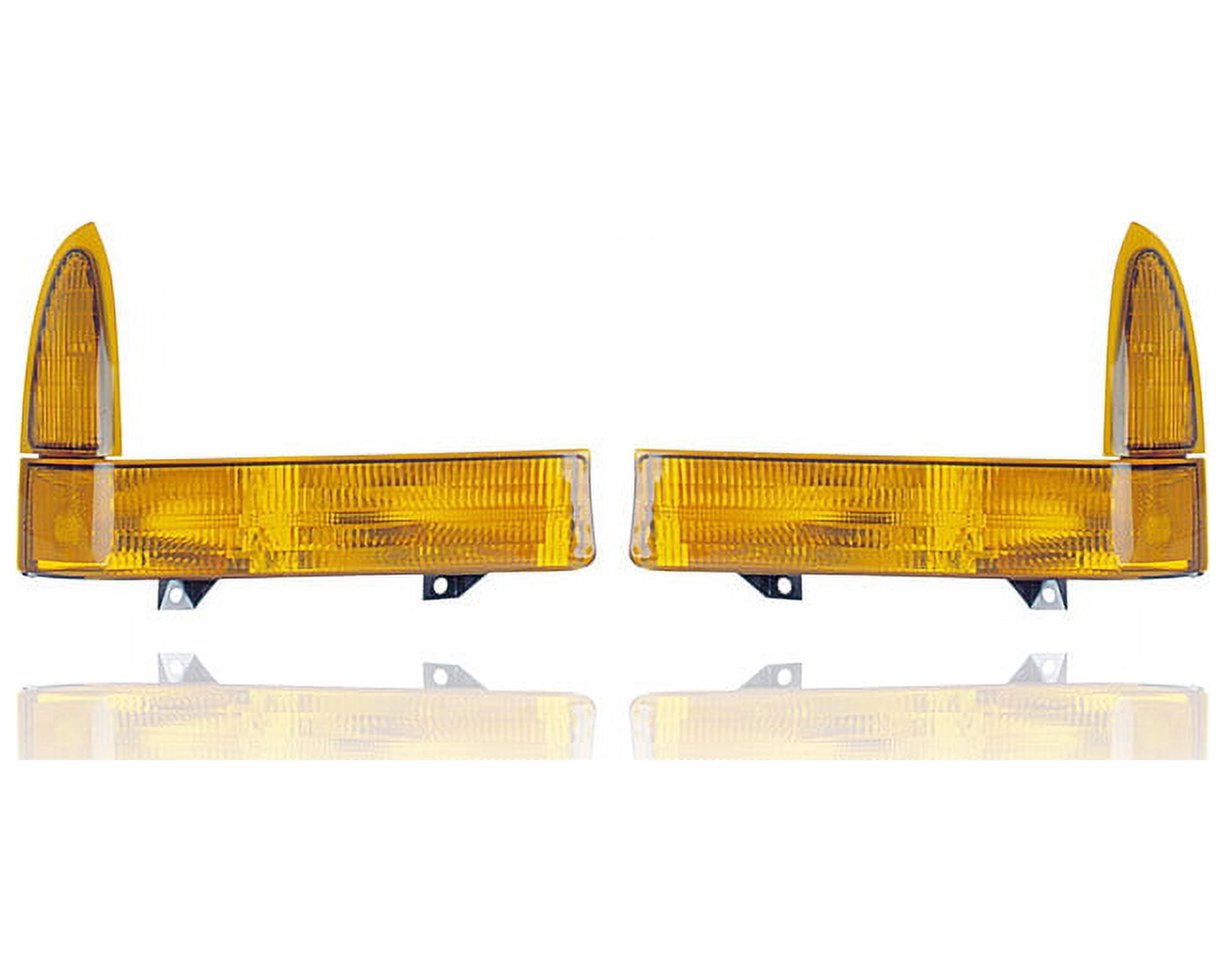 Headlightsdepot Park Signal Lights Set – Left & Right Pair, 1999-2004 Ford Excursion Super Duty