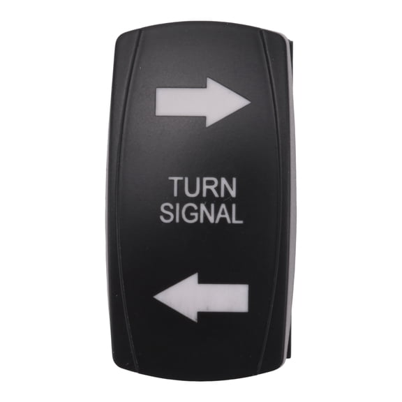 Turn Signal Rocker Switch LED for RV Vehicle Off-Road Pickup Tractor Boat 4Pin Universal
