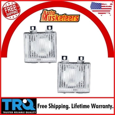 Pair Clear Corner Marker Lights For Chevy GMC Pickup Truck - Front Left & Right