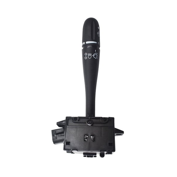 Turn Signal Switch with Push Button Control - Black Female Connector