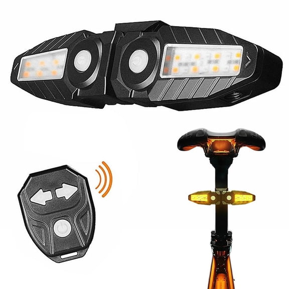 Turn Signals for Bicycles, Split/Integrated Bike Tail Light, Waterproof Strobe Bike Rear Lights, Smart Bike Tail Light with Turn Signals and Automatic Brake Light