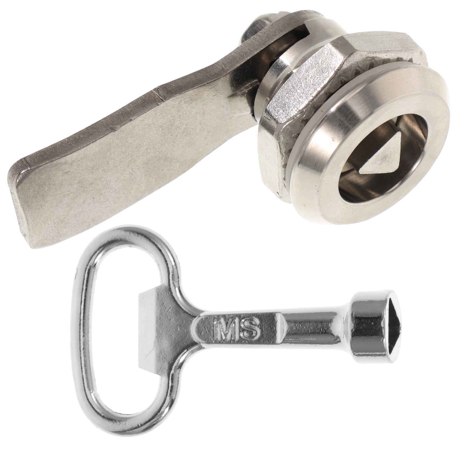 Turn Tongue Cylinder Lock for Storage Unit Drawer Stainless Steel Locks with Keys Cam