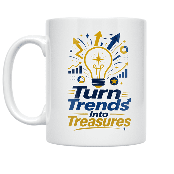 Turn Trends Into Treasures - Product Innovation Enthusiast - 11 oz Ceramic Coffee Mug