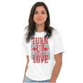 thumbnail image 1 of Turn Up The love Romantic Musician Women's Plus Size Graphic Tee Brisco Brands 2X, 1 of 2