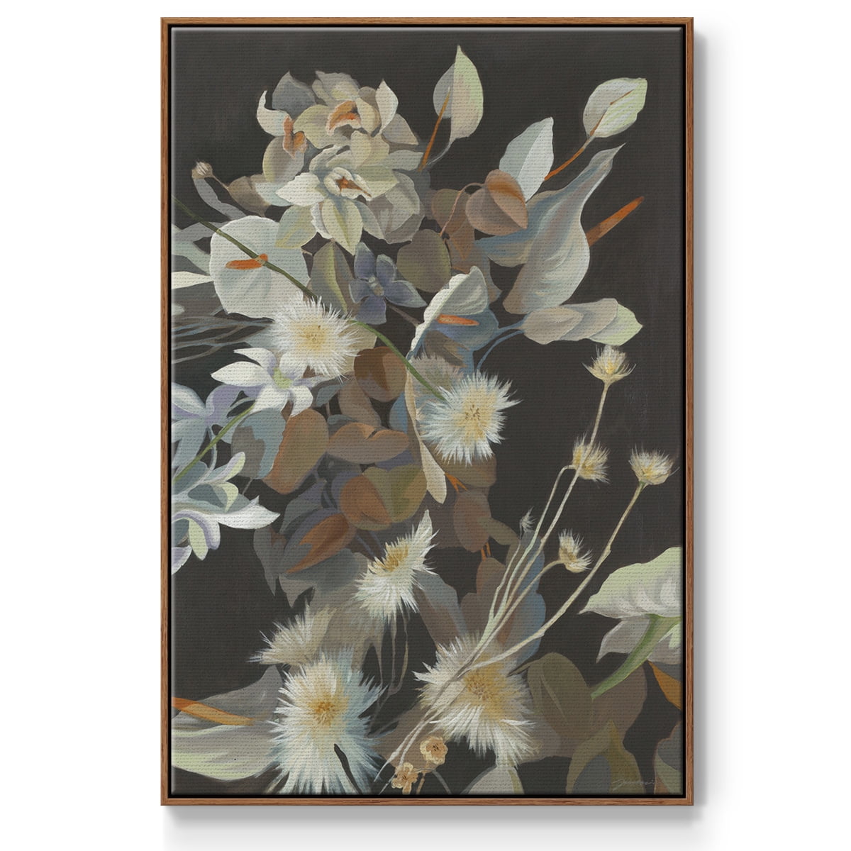 Turn a New Leaf Framed Premium Gallery Wrapped Canvas - Ready to Hang