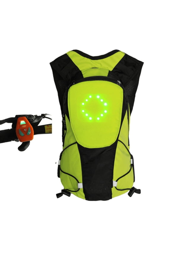 Turn signal backpack LED backpack warning light,Orange red