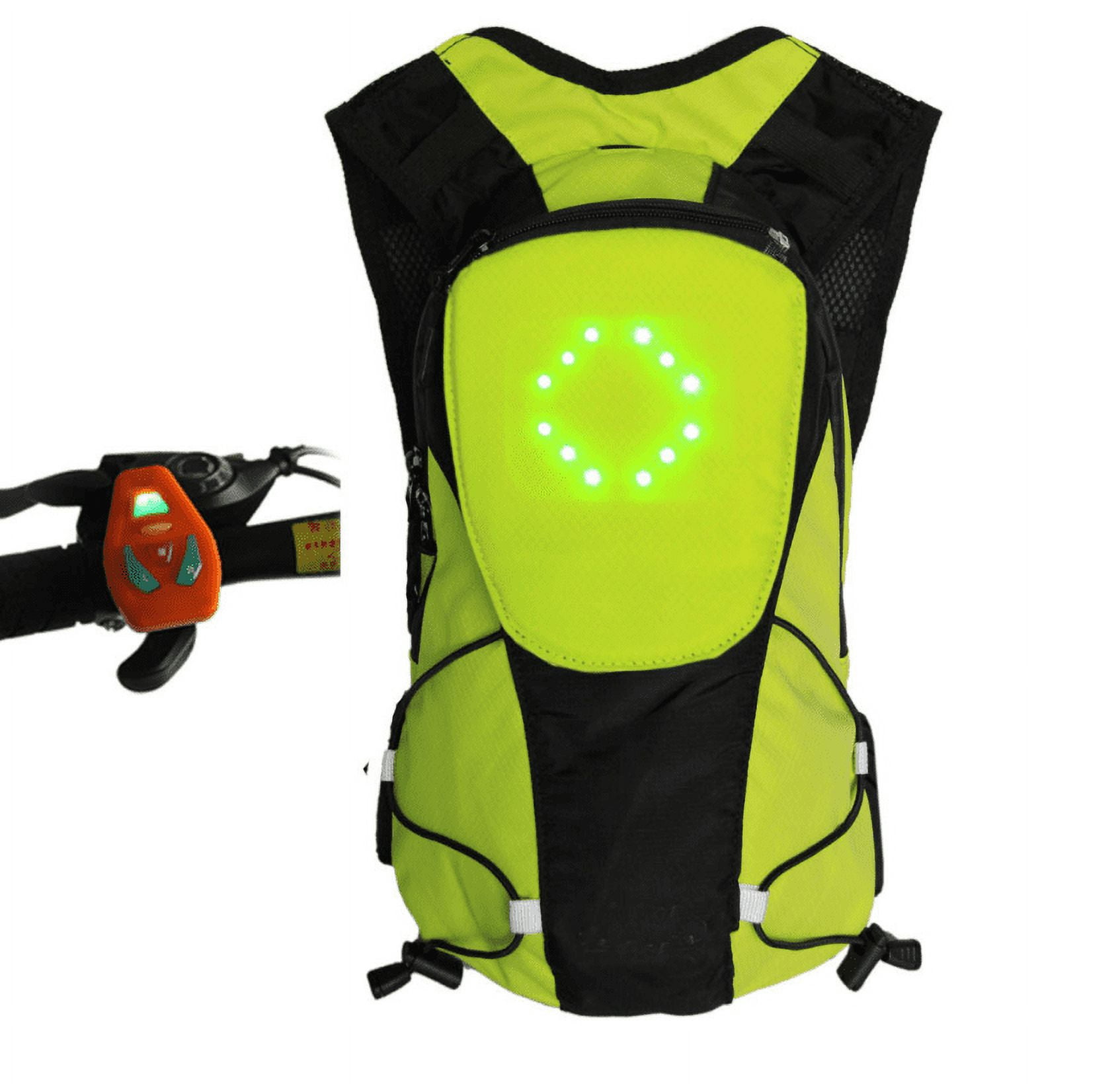 Turn signal backpack LED backpack warning light,yellow - Walmart.com