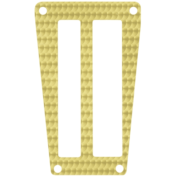 Turned Gold Console Shifter Plate Decal 1970-1981 Pontiac Firebird/Trans AM