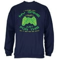 thumbnail image 1 of Turned Off My Game For This Mens Sweatshirt Navy 2XL, 1 of 1