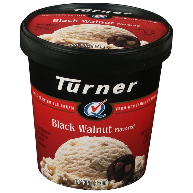 Turner Black Walnut Ice Cream Pint