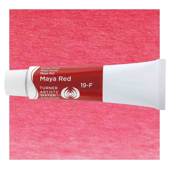 Turner Concentrated Professional Artists' Watercolor Paint 15ml Tube - Maya Red