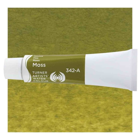 Turner Concentrated Professional Artists' Watercolor Paint 15ml Tube - Moss