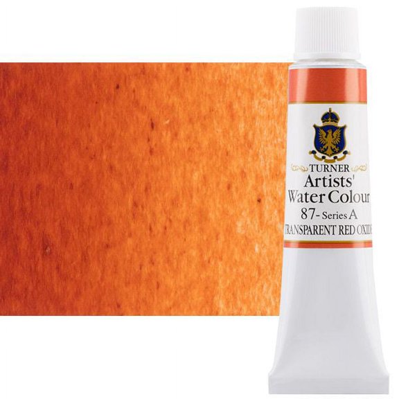Turner Concentrated Professional Artists' Watercolor Paint 15ml Tube - Transparent Red Oxide