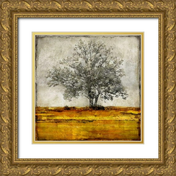 Turner, Eric 26x26 Gold Ornate Wood Framed with Double Matting Museum Art Print Titled - Majestic - Amber