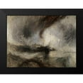 thumbnail image 1 of Turner, Joseph M.W. 24x19 Black Modern Framed Museum Art Print Titled - Snow Storm at Sea, 1 of 4
