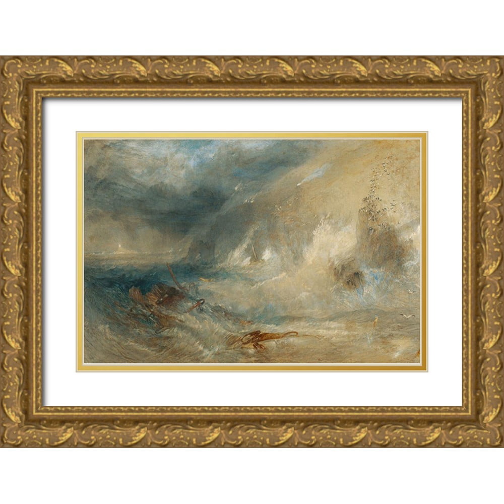 Turner, Joseph M.W. 32x23 Gold Ornate Wood Framed with Double Matting ...