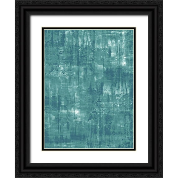 Turner, Justin 12x14 Black Ornate Wood Framed with Double Matting Museum Art Print Titled - Aqua Impressions