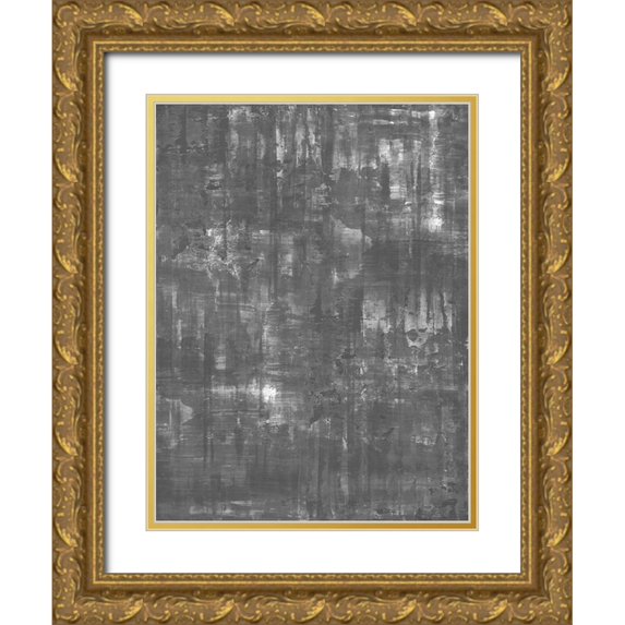Turner, Justin 19x24 Gold Ornate Wood Framed with Double Matting Museum Art Print Titled - Midnight Gray