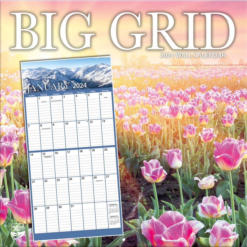 Turner Licensing, Big Grid Calendar 2024 Wall Calendar