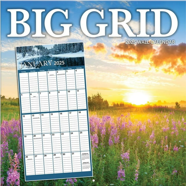 Turner Licensing, Big Grid Calendar 2025 Wall Calendar
