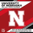 Nebraska Huskers 2025 Boxed Desk Calendar