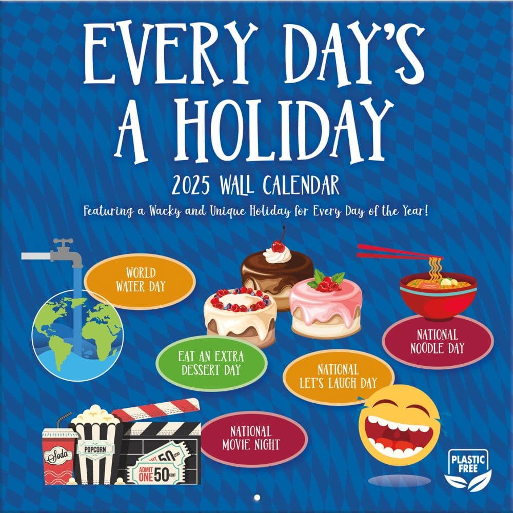 Turner Licensing, Everydays A Holiday 2025 Wall Calendar