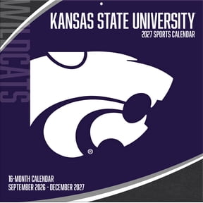 Kansas State Wildcats 2027 12- x 12- Team Wall Calendar