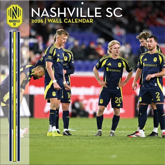 Turner Licensing, MLS Nashville SC 2026 Wall Calendar