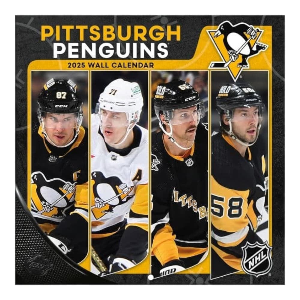Turner Licensing, NHL Pittsburgh Penguins 2025 Mini Wall Calendar