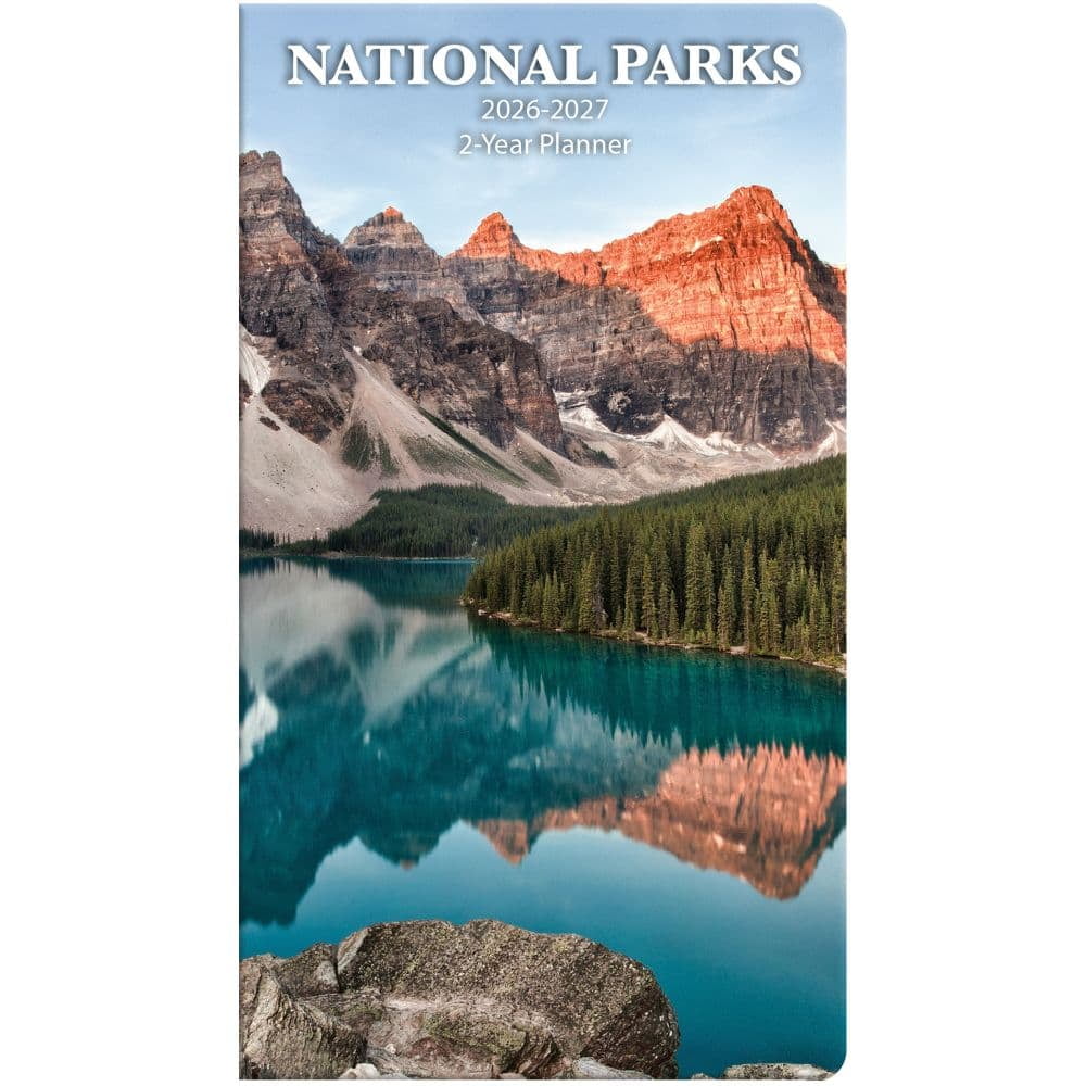 Turner Licensing, National Parks 2 Year 2026 Pocket Planner, 3.63'' X 6