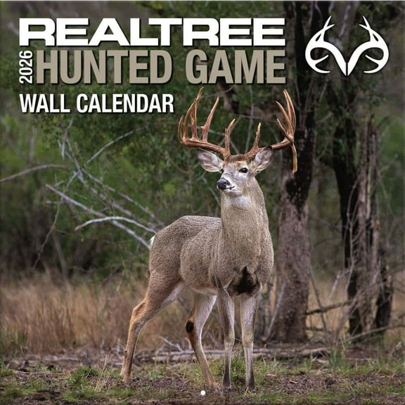 Turner Licensing, Realtree Hidden Hunter 2026 Wall Calendar, 12'' X 12'', 12-Month Calendar with Stapled Binding