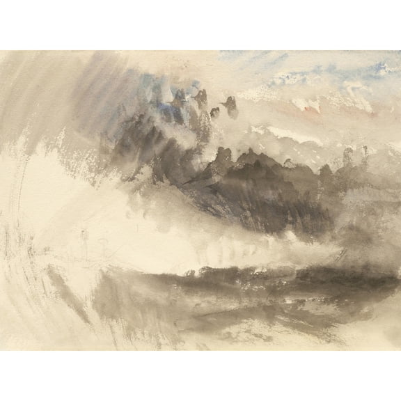 Turner Sky And Sea Painting Extra Large XL Wall Art Poster Print
