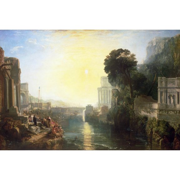 Turner "The Rise of the Carthaginian Empire" (1815) Glossy Poster